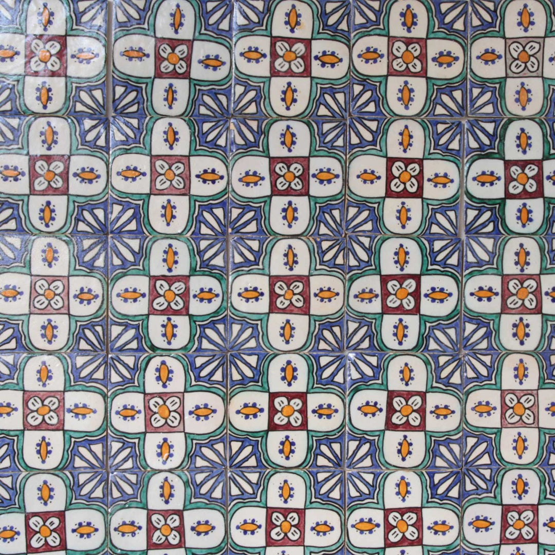 Hand Painted Tile - Spanish Inspired Ceramic