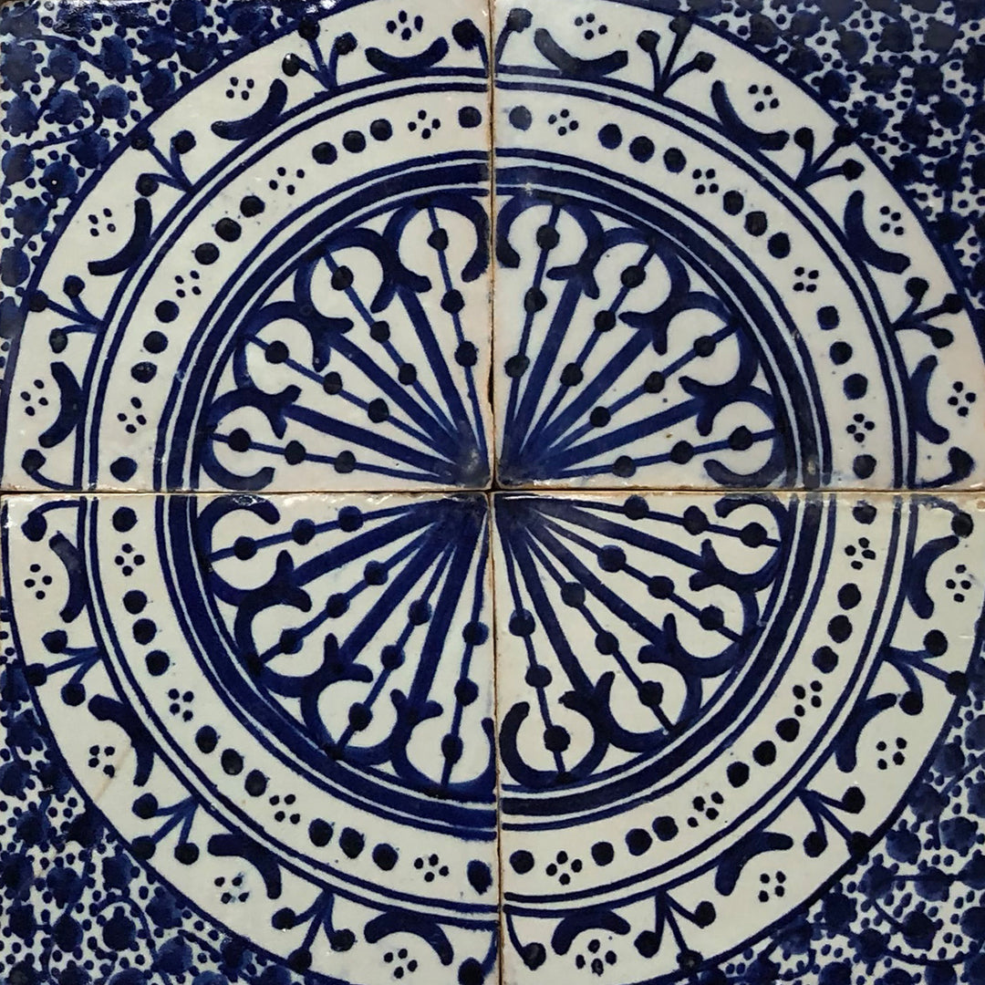 Hand painted tile – Andalusian style
