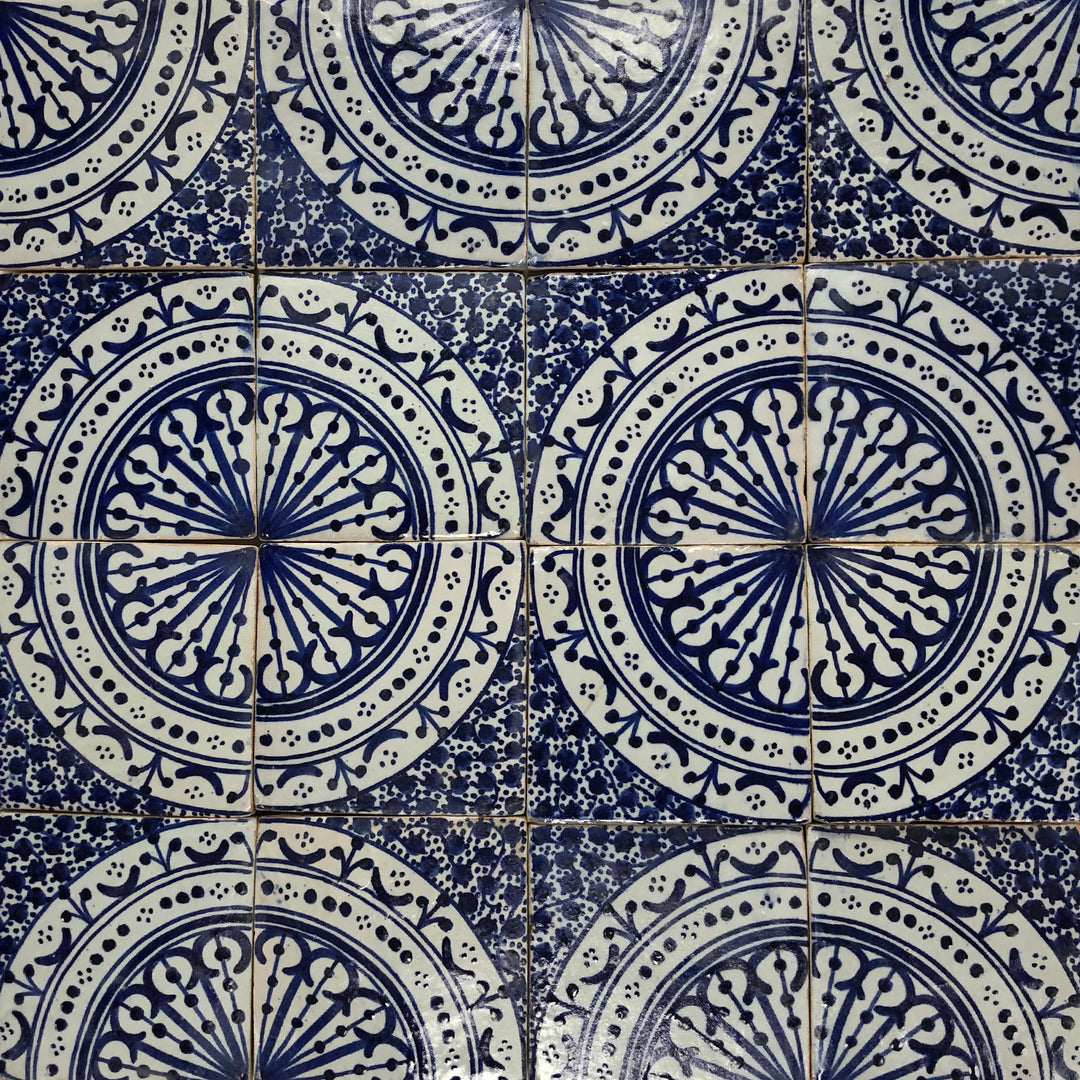 Hand painted tile – Andalusian style