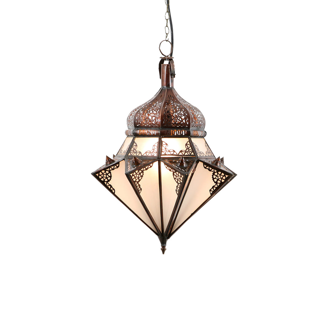 Jawhara hanging light milk white