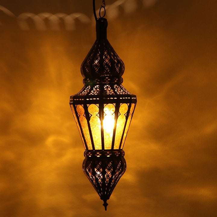 Nura yellow ceiling lamp