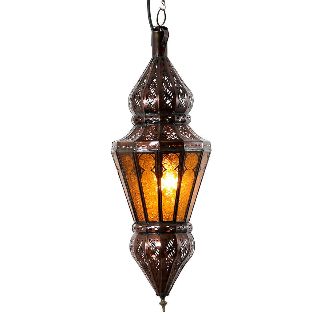 Nura yellow ceiling lamp