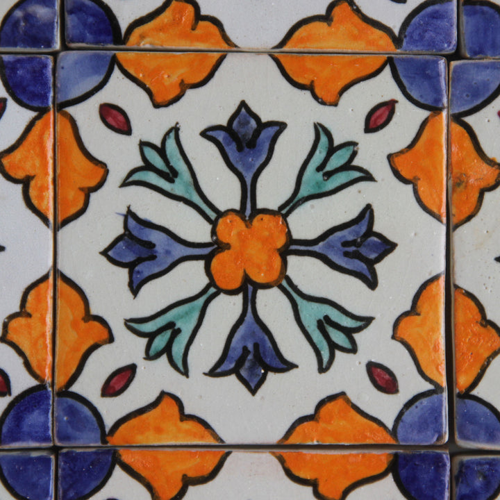 Hand painted tile – Mediterranean