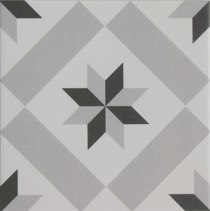 Moroccan tile 20x20 cm in cement tile look