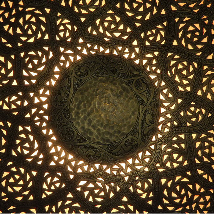 Brass wall lamp Hilal 76Ø