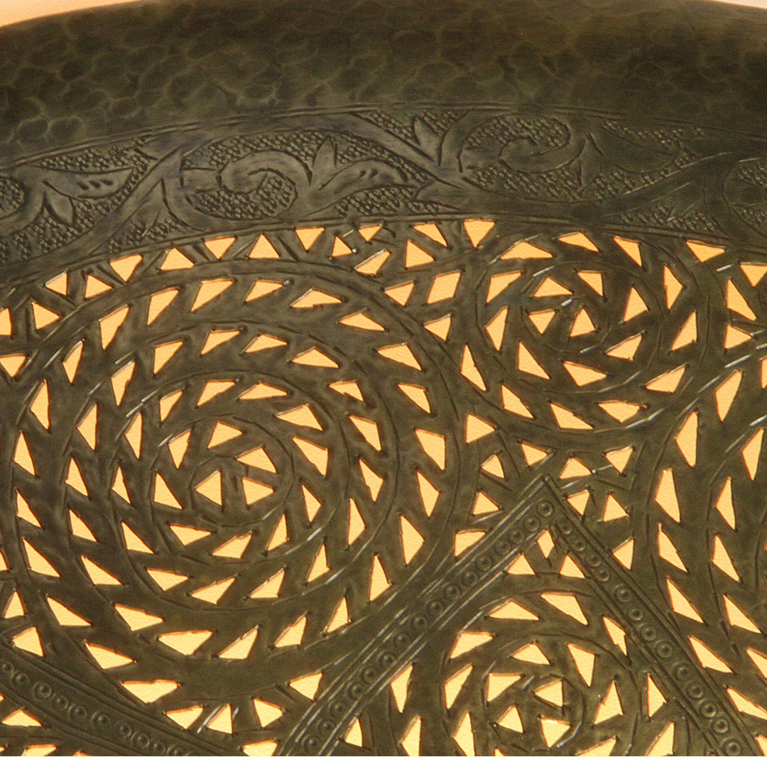 Brass wall lamp Hilal 76Ø