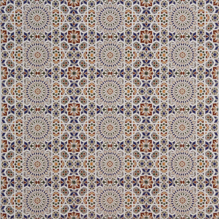 Moroccan wall tiles 30x15 cm – star mosaic