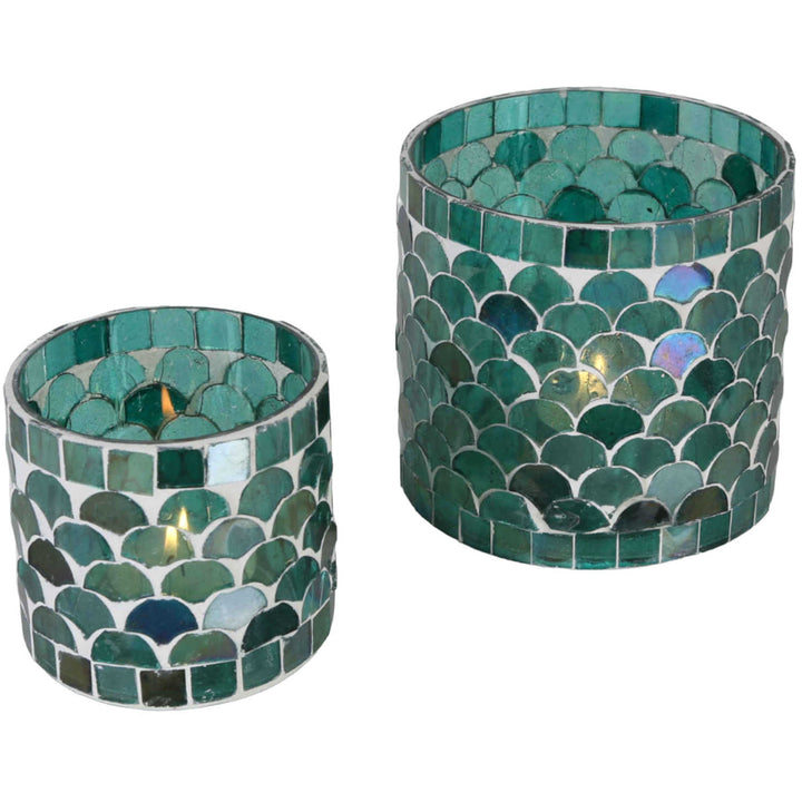 Oriental mosaic lantern Athens green