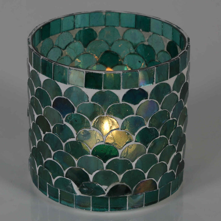 Oriental mosaic lantern Athens green