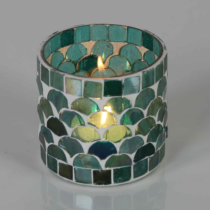 Oriental mosaic lantern Athens green