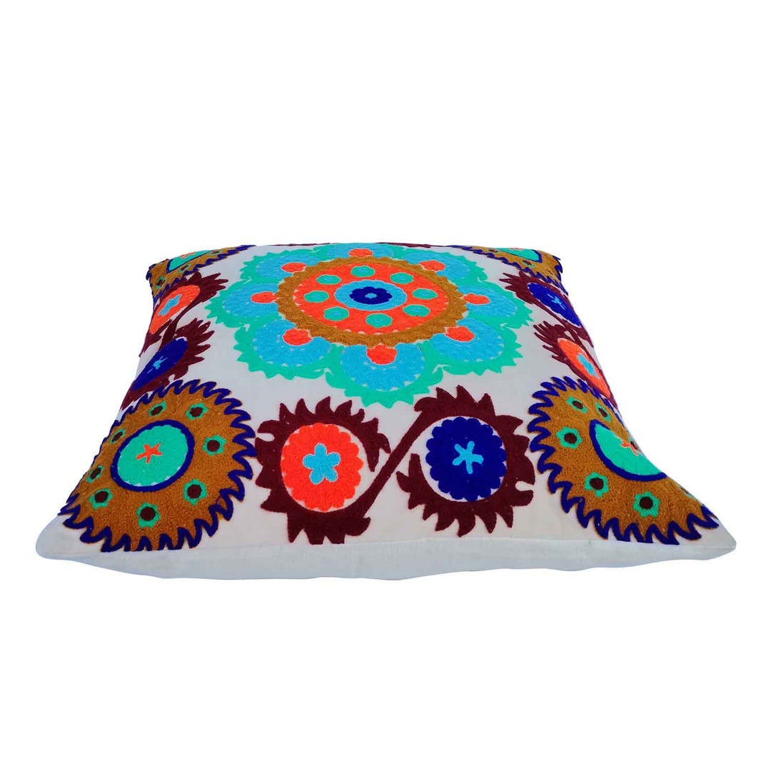 Mandala cushion anise