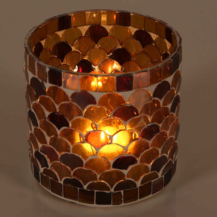 Oriental mosaic lantern Athens yellow
