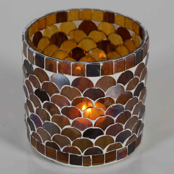 Oriental mosaic lantern Athens yellow