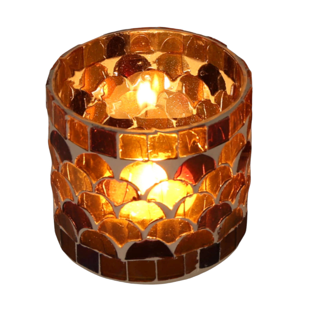 Oriental mosaic lantern Athens yellow