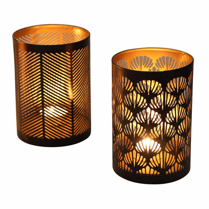 Oriental lantern Lucca set of 2