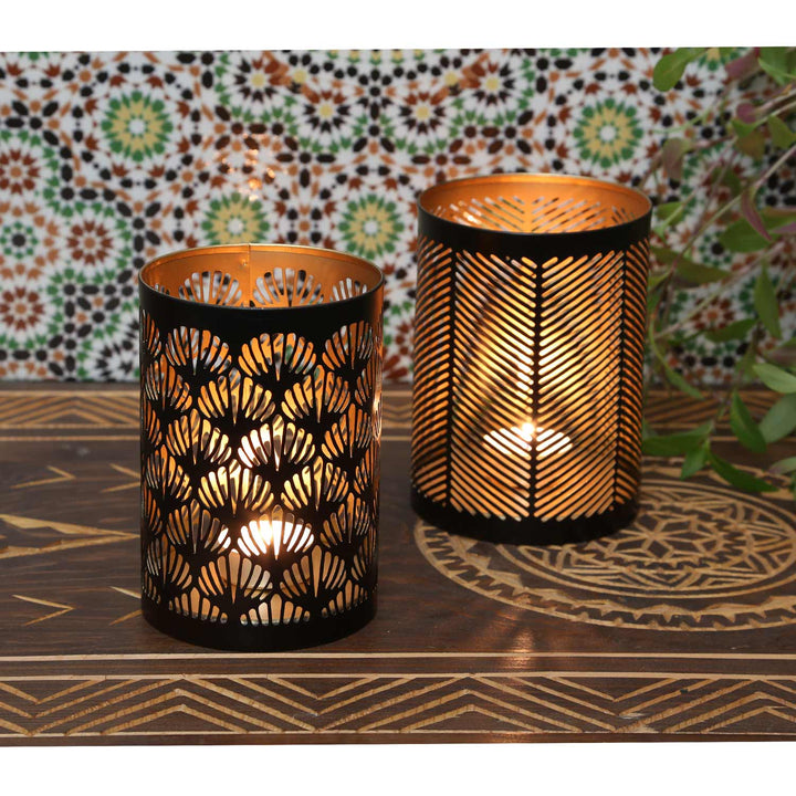 Oriental lantern Lucca set of 2