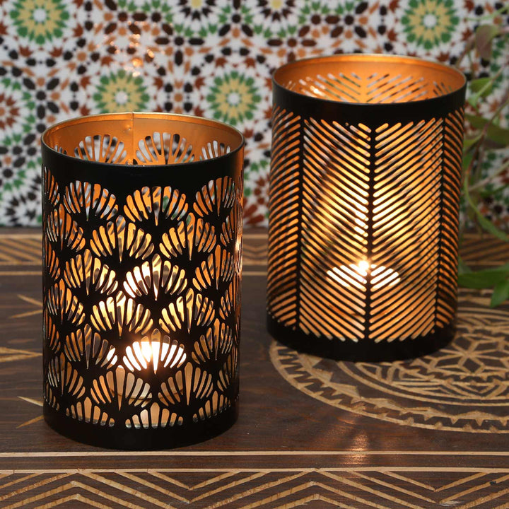 Oriental lantern Lucca set of 2