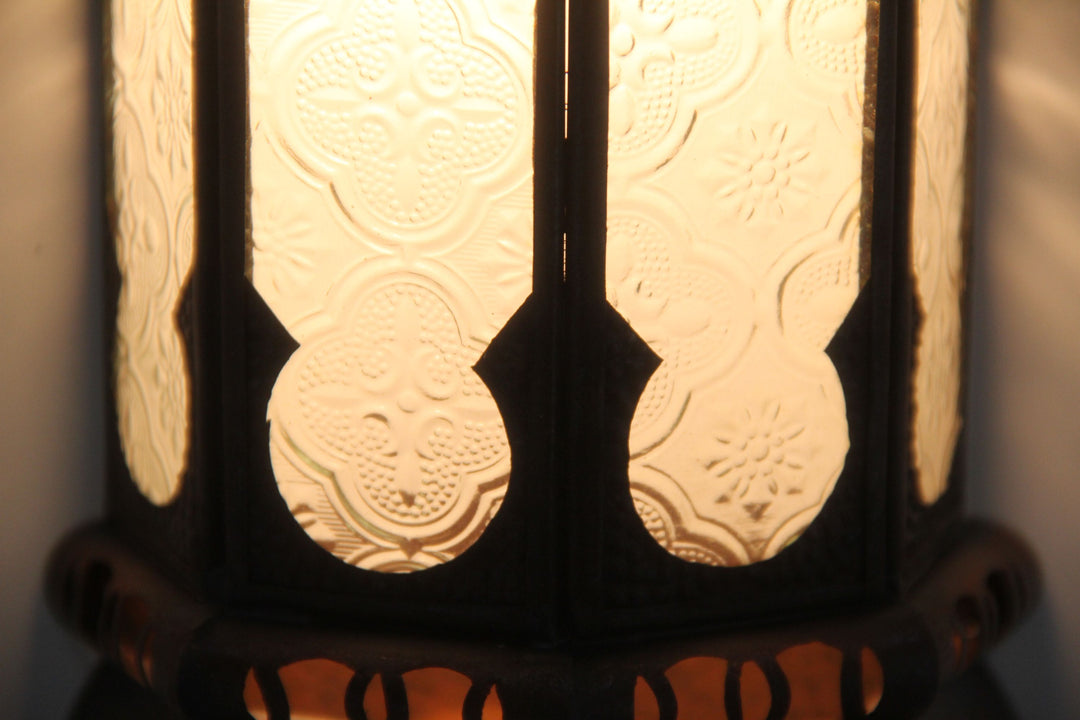 Moroccan wall lamp Ruya White