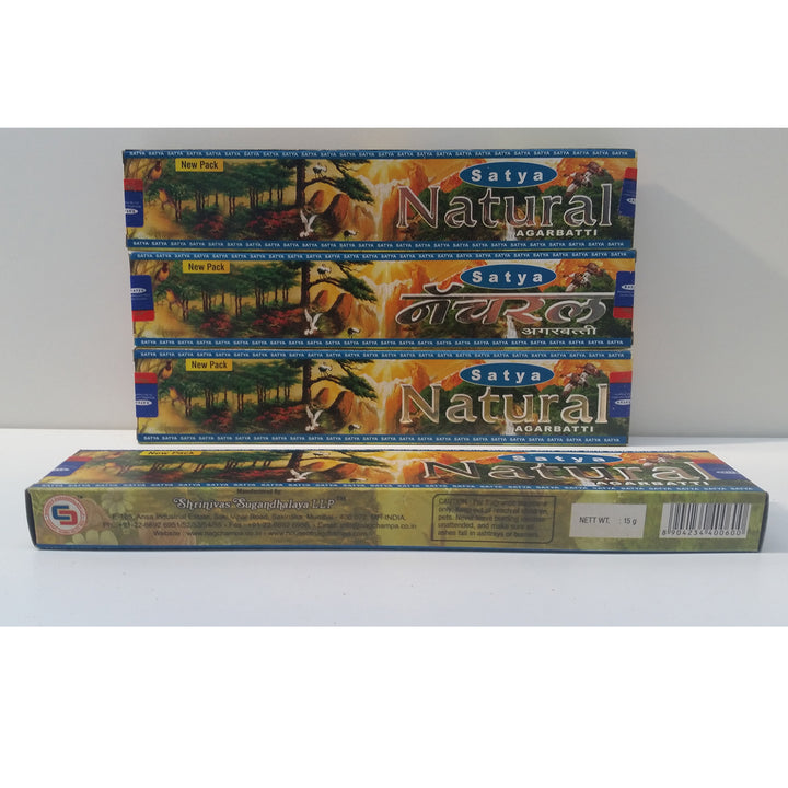 Satya Natural Agarbatti incense sticks in a pack of four