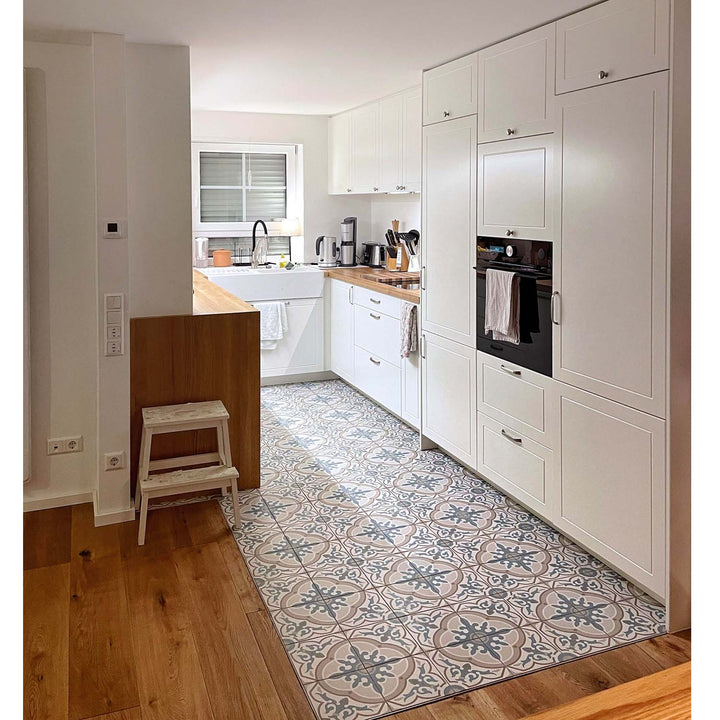 Cement look tiles grey-blue – 20x20 cm
