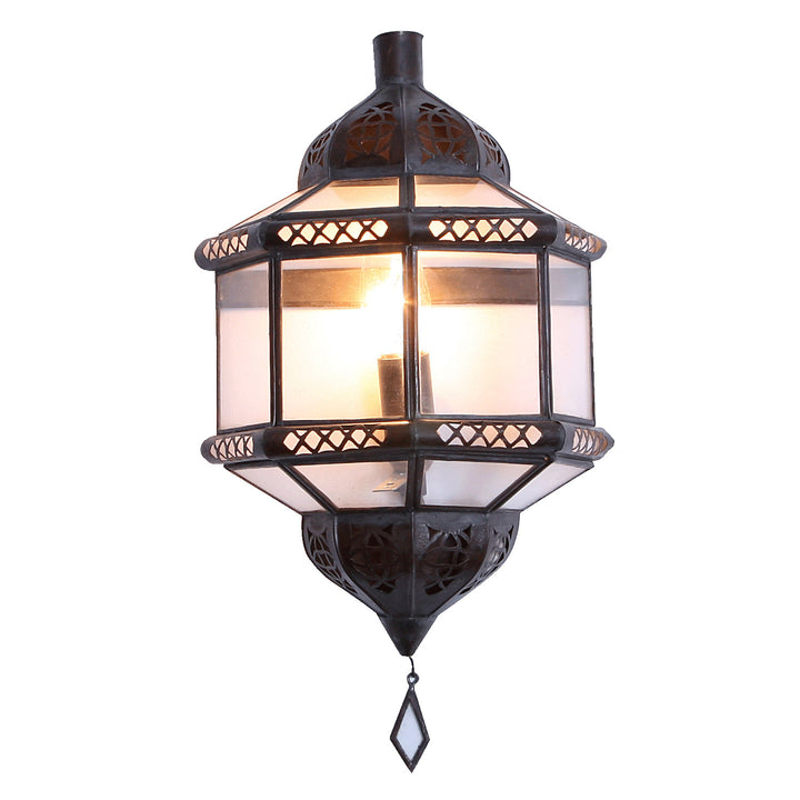 Wall lamp from Morocco Trombi transparent